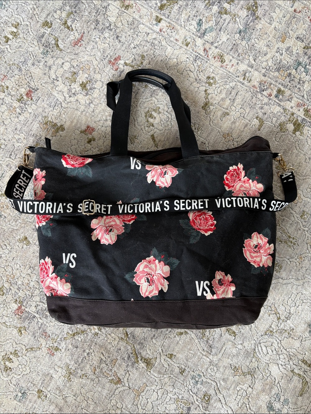 Victoria’s Secret Weekender Cotton Travel Bag